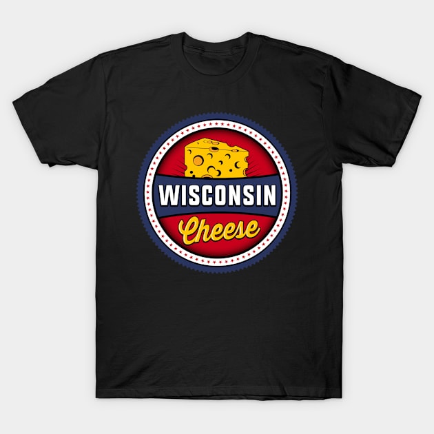 Wisconsin Cheese Awesome Graphic T-Shirt by jaybeebrands